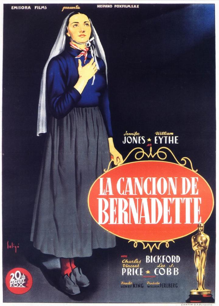 Jennifer Jones in The Song of Bernadette (1943)