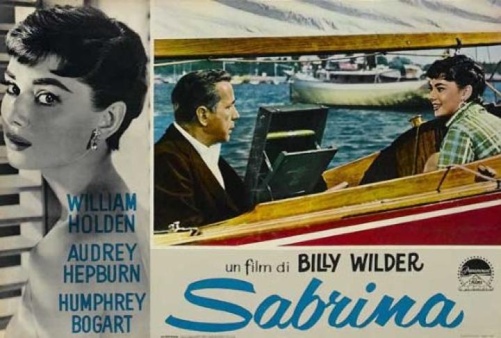 Humphrey Bogart and Audrey Hepburn in Sabrina (1954)