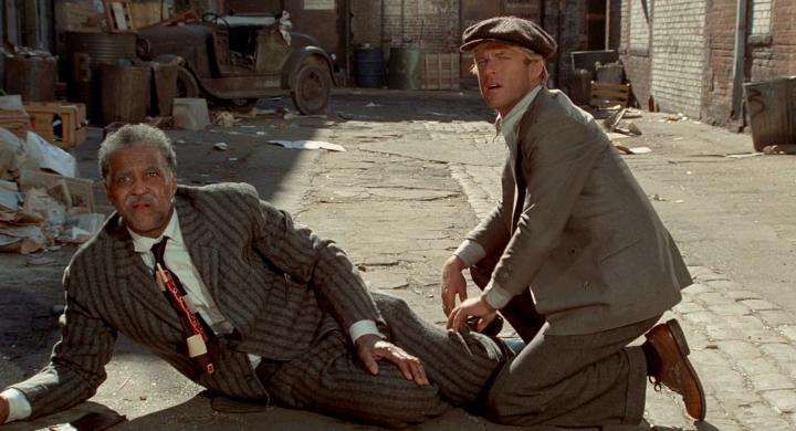 Robert Redford and Robert Earl Jones in The Sting (1973)