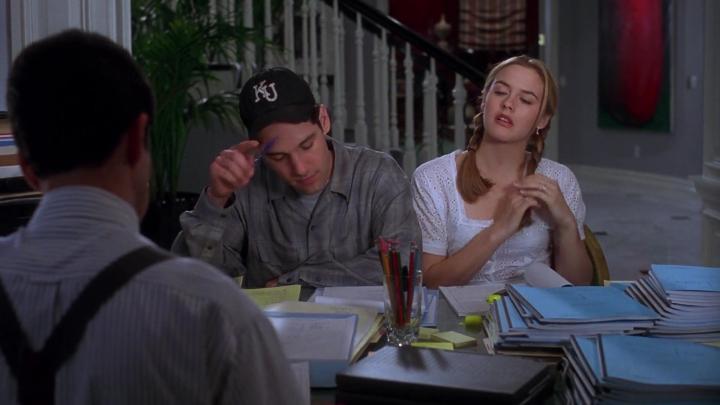 Alicia Silverstone, Josh Lozoff, and Paul Rudd in Clueless (1995)