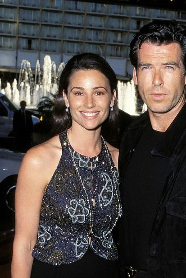 Pierce Brosnan and Keely Shaye Brosnan at an event for Desperado (1995)