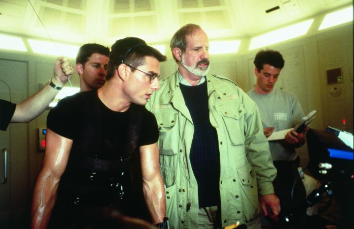 Tom Cruise and Brian De Palma in Mission: Impossible (1996)