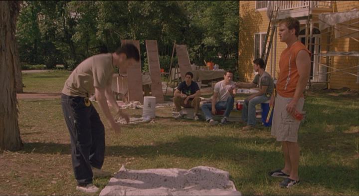 Jason Biggs, Chris Klein, Thomas Ian Nicholas, Seann William Scott, and Eddie Kaye Thomas in American Pie 2 (2001)