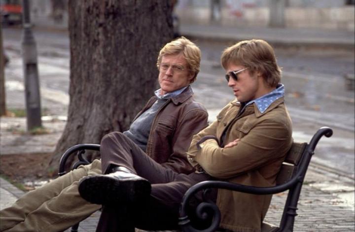 Brad Pitt and Robert Redford in Spy Game (2001)