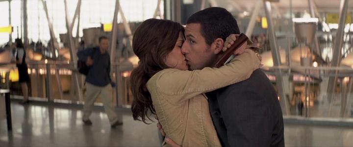 Marisa Tomei and Adam Sandler in Anger Management (2003)