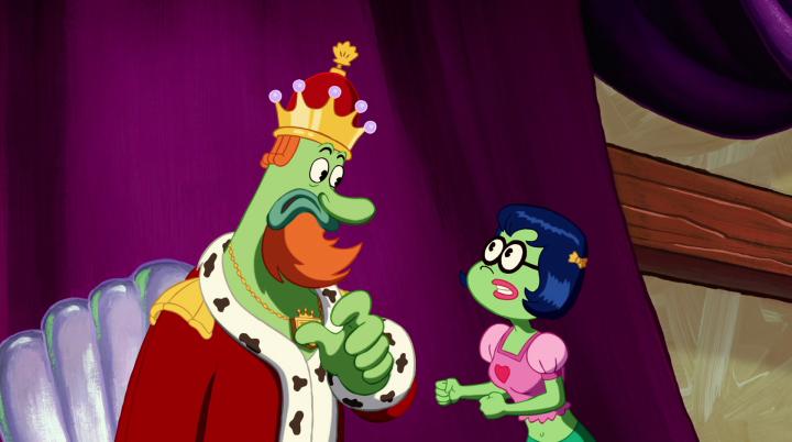 Jeffrey Tambor and Scarlett Johansson in The SpongeBob SquarePants Movie (2004)