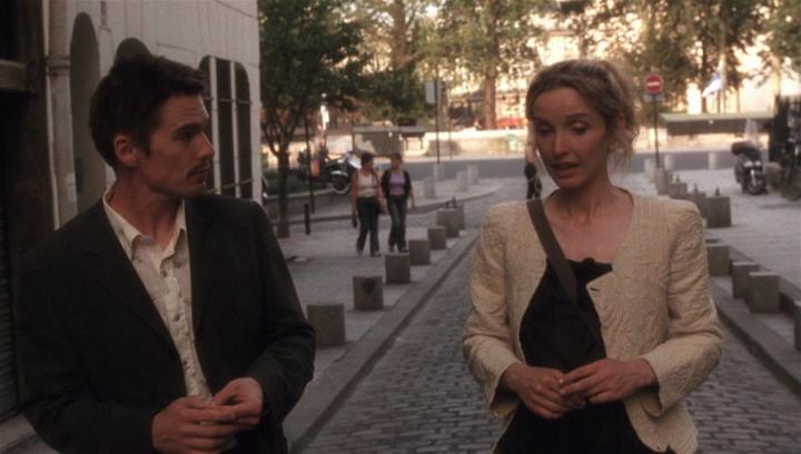 Ethan Hawke and Julie Delpy in Before Sunset (2004)