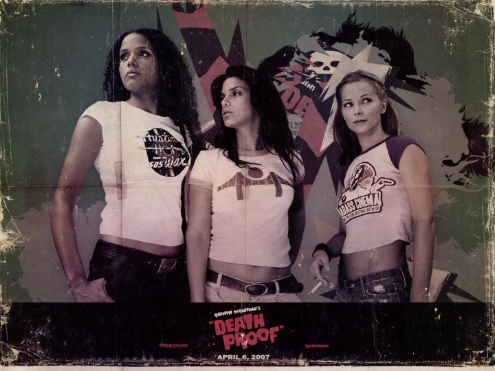 Jordan Ladd, Sydney Tamiia Poitier, and Vanessa Ferlito in Death Proof (2007)