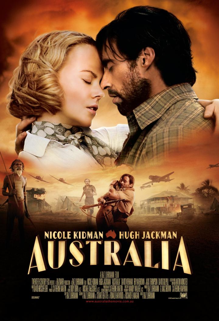 Nicole Kidman and Hugh Jackman in Australia (2008)