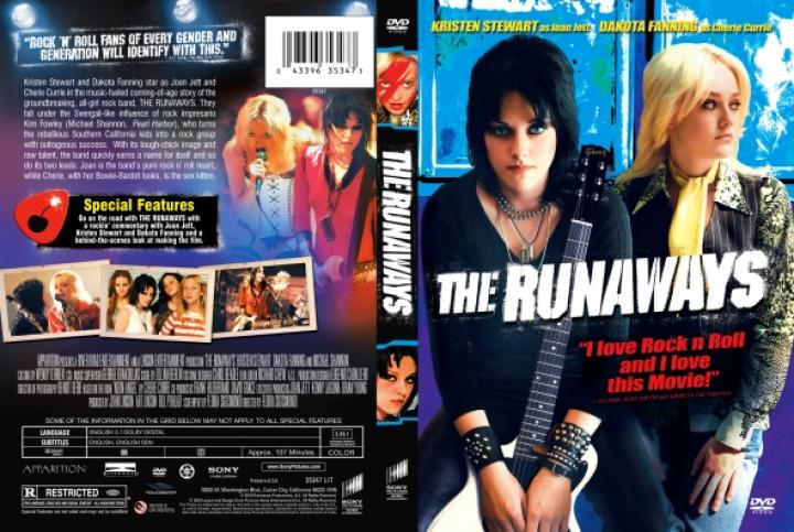 Dakota Fanning and Kristen Stewart in The Runaways (2010)