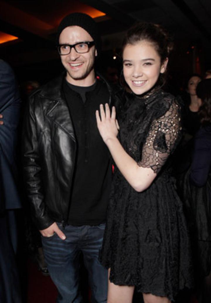 Justin Timberlake and Hailee Steinfeld at an event for True Grit (2010)