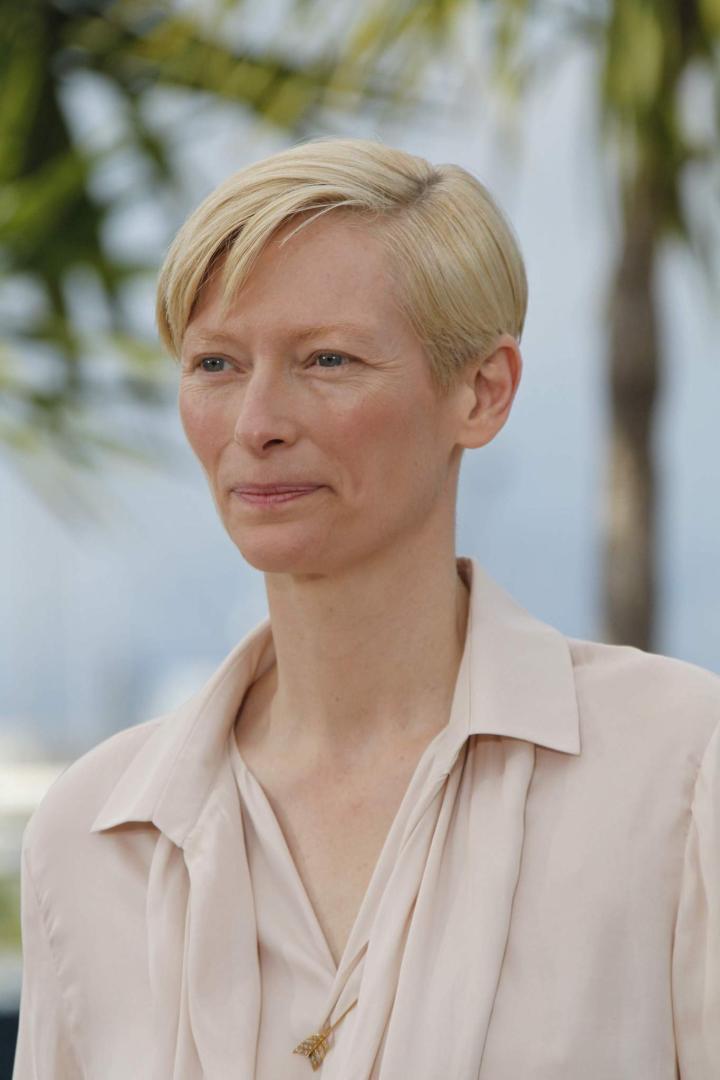 Tilda Swinton at an event for We Need to Talk About Kevin (2011)