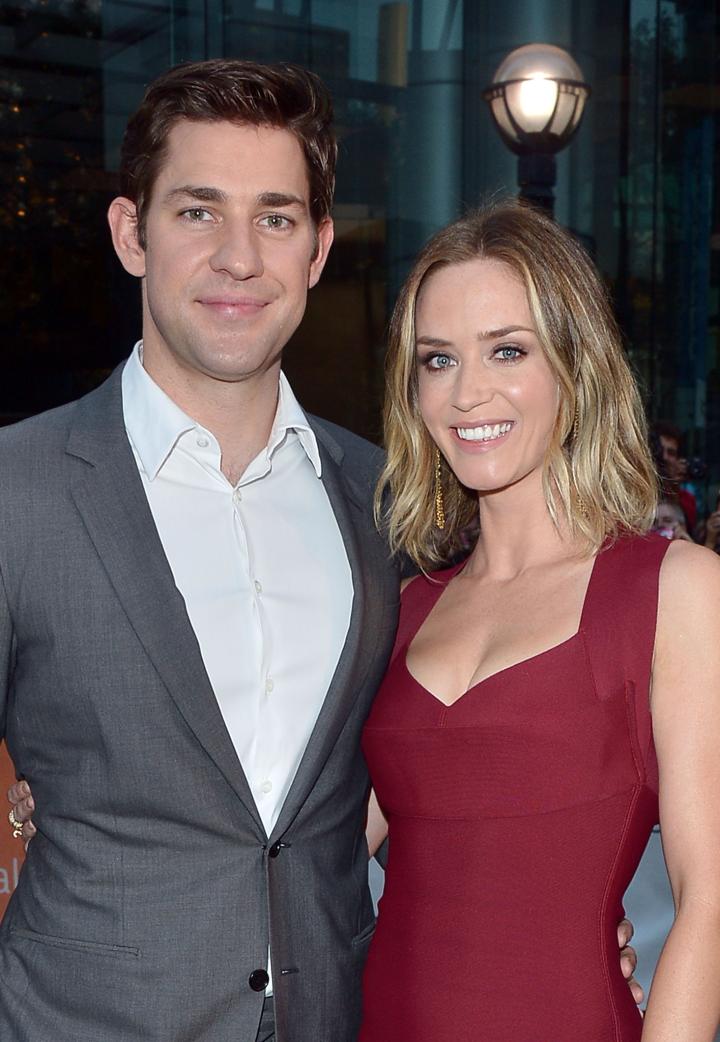 John Krasinski and Emily Blunt at an event for Looper (2012)