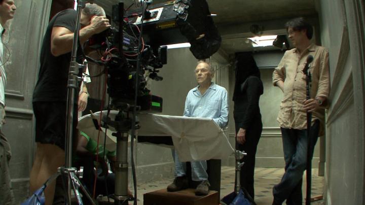 Jean-Louis Trintignant and Michael Haneke in Amour (2012)