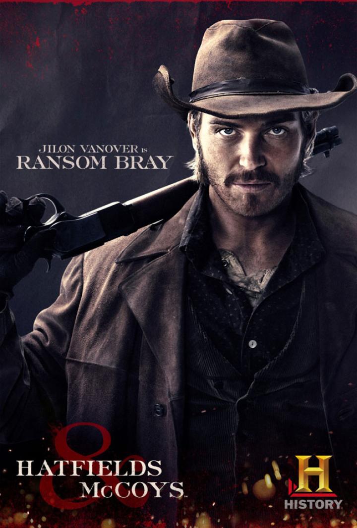 Ransom Bray promo poster for 'Hatfields & McCoys'