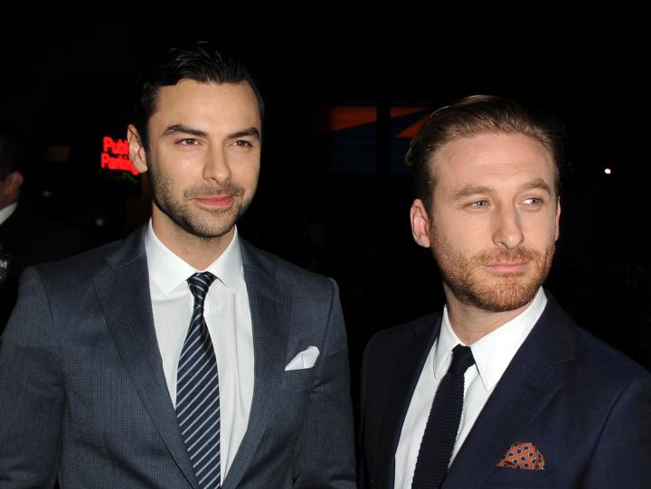 Dean O'Gorman and Aidan Turner at an event for The Hobbit: The Desolation of Smaug (2013)