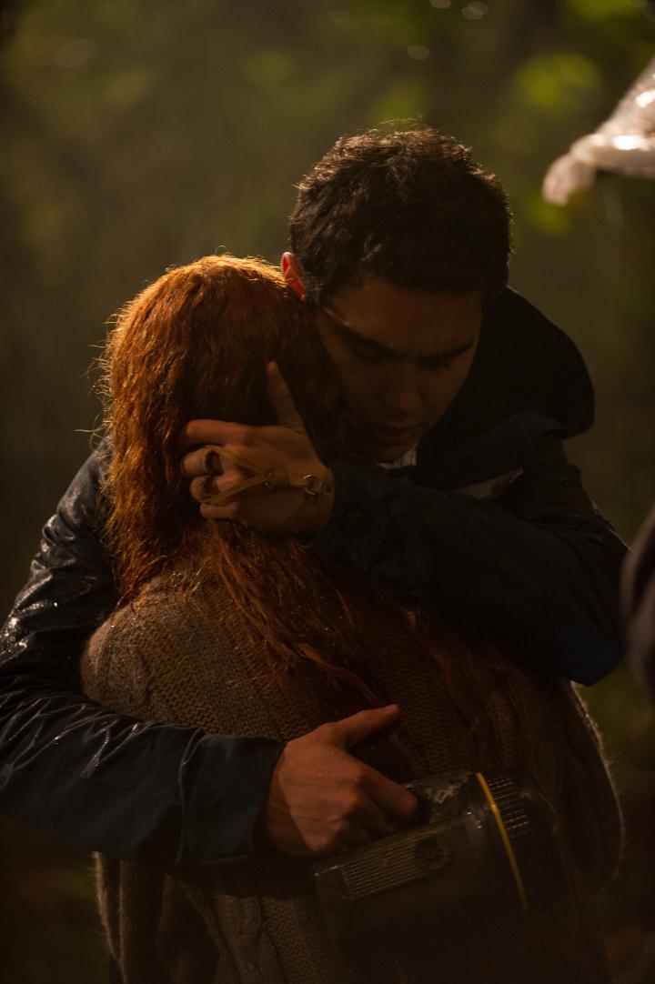 Juno Temple and Max Minghella in Horns (2013)