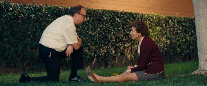 Emma Thompson and Paul Giamatti in Saving Mr. Banks (2013)