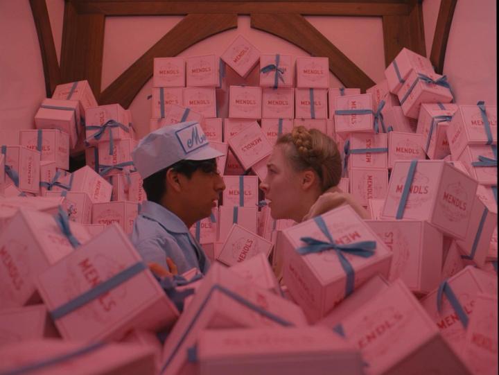 Saoirse Ronan and Tony Revolori in The Grand Budapest Hotel (2014)