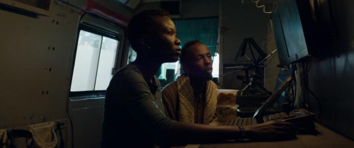 Ebby Weyime and Barkhad Abdi in Eye in the Sky (2015)