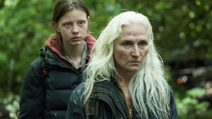 Olwen Fouéré and Mia Goth in The Survivalist (2015)