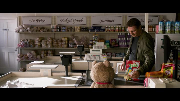 Liam Neeson and Seth MacFarlane in Ted 2 (2015)