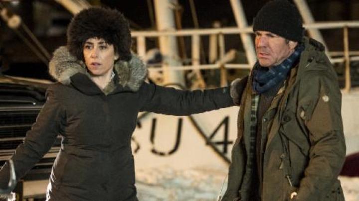 Dennis Quaid and Sofie Gråbøl in Fortitude (2015)