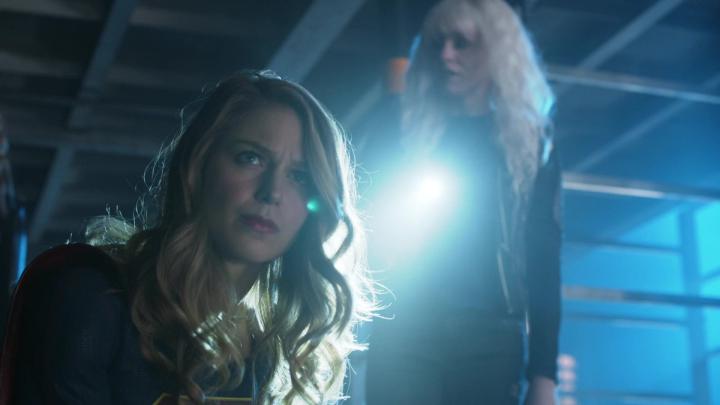 Melissa Benoist and Brit Morgan in Supergirl (2015)