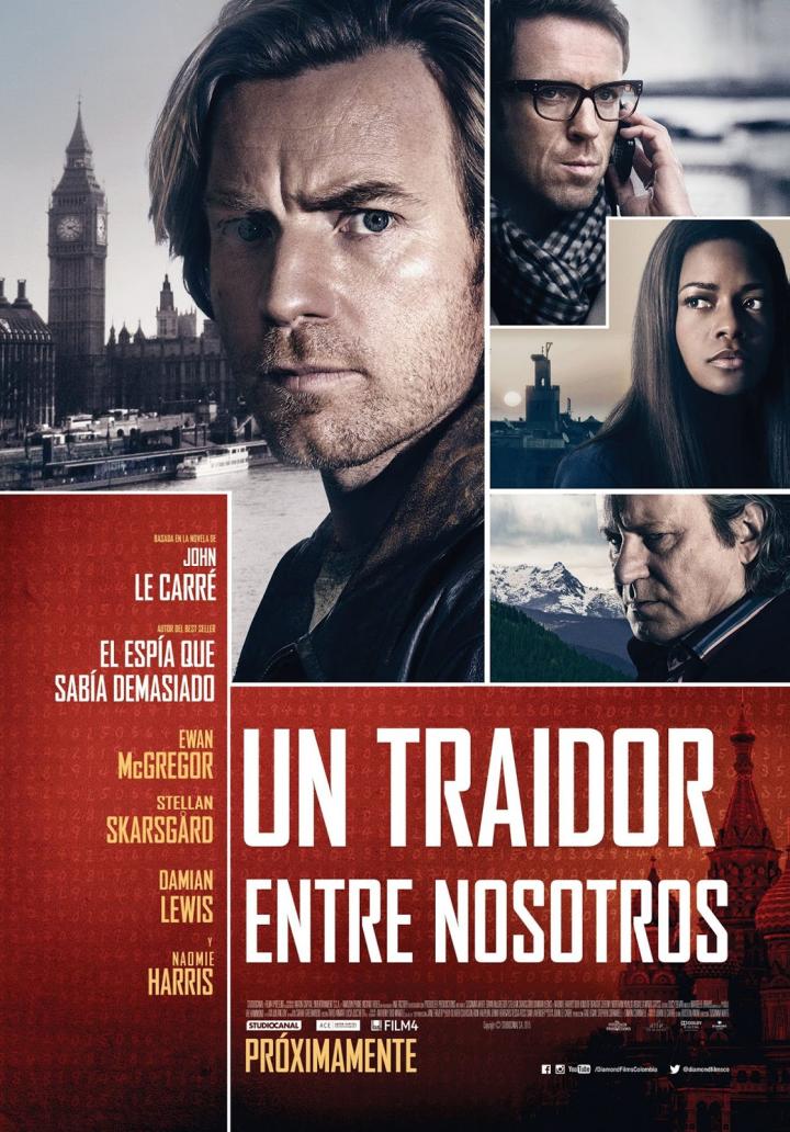 Ewan McGregor, Stellan Skarsgård, Naomie Harris, and Damian Lewis in Our Kind of Traitor (2016)