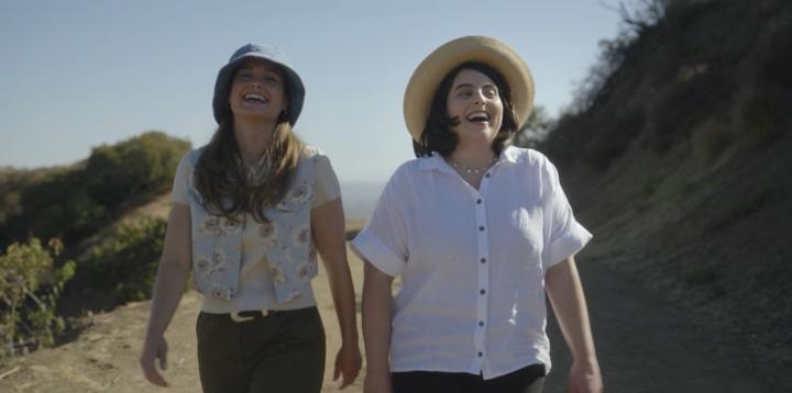 Beanie Feldstein and Sarah Catherine Hook in The Wilderness (2021)