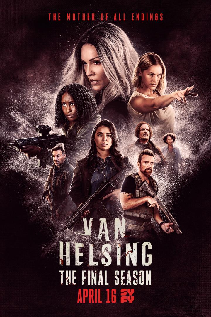 Aleks Paunovic, Kelly Overton, Jonathan Scarfe, Nicole Muñoz, and Keeya King in Van Helsing (2016)