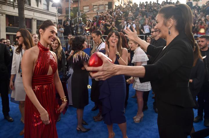 Lynda Carter, Patty Jenkins, and Gal Gadot at an event for Wonder Woman (2017)