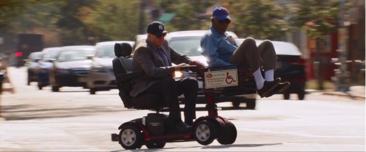 Morgan Freeman and Michael Caine in Going in Style (2017)