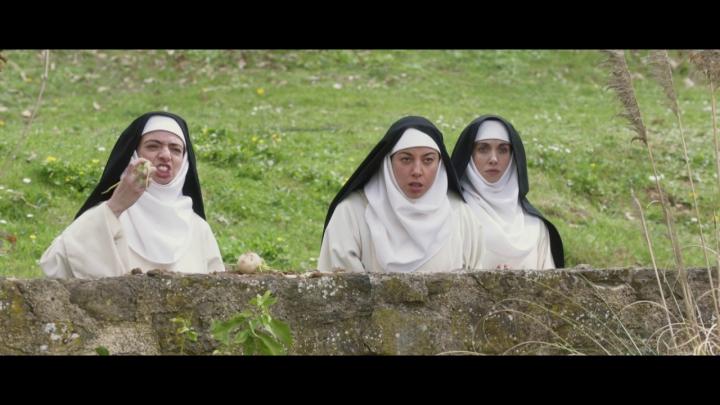 Alison Brie, Kate Micucci, and Aubrey Plaza in The Little Hours (2017)