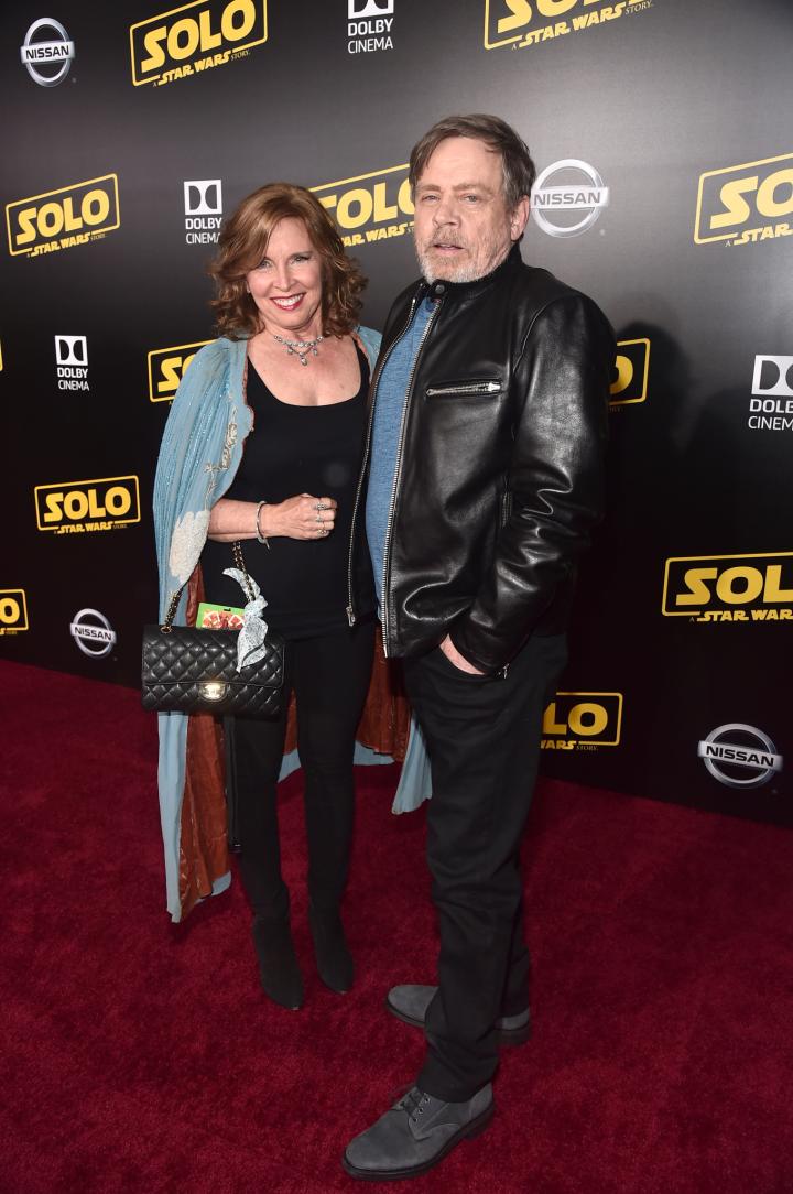 Mark Hamill and Marilou York at an event for Solo: A Star Wars Story (2018)