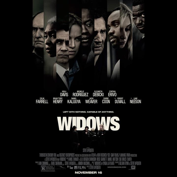 Robert Duvall, Liam Neeson, Viola Davis, Colin Farrell, Michelle Rodriguez, Daniel Kaluuya, Brian Tyree Henry, Elizabeth Debicki, and Cynthia Erivo in Widows (2018)