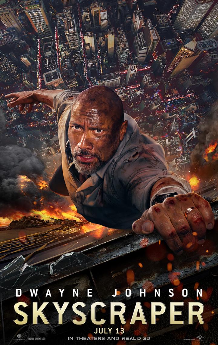 Dwayne Johnson in Skyscraper (2018)