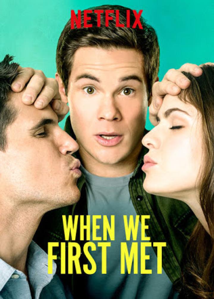 Alexandra Daddario, Robbie Amell, and Adam Devine in When We First Met (2018)