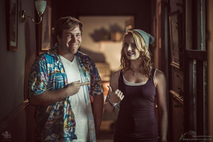 Michaela Longden and Dave Jameson in Book of Monsters (2018)