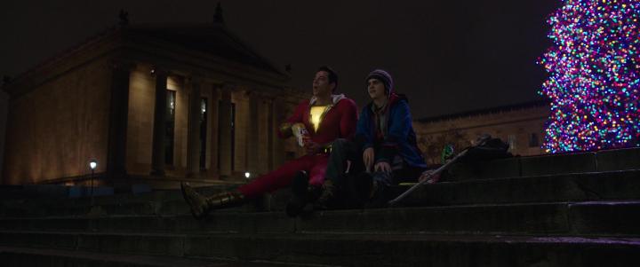 Zachary Levi and Jack Dylan Grazer in Shazam! (2019)