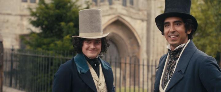 Dev Patel and Aneurin Barnard in The Personal History of David Copperfield (2019)