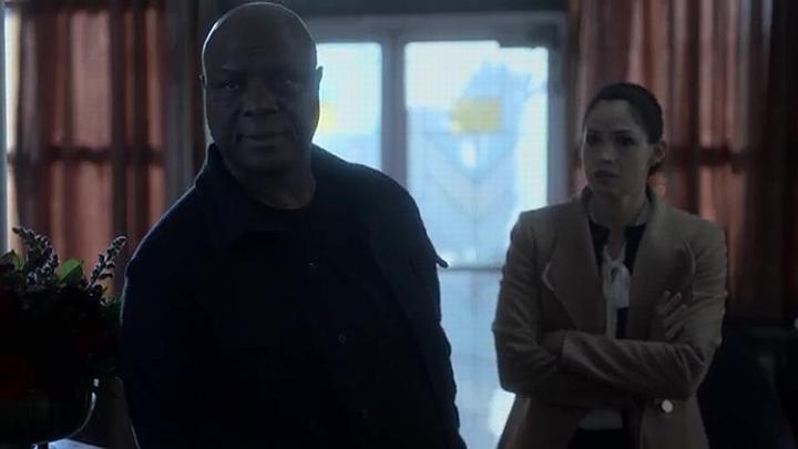 Robert Wisdom and Ariana Guerra in Helstrom (2020)