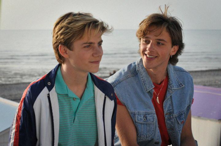 Benjamin Voisin and Félix Lefebvre in Summer of 85 (2020)