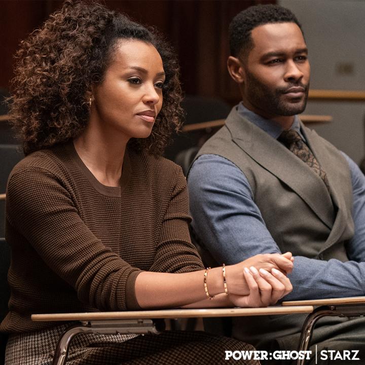 Melanie Liburd and Justin Marcel McManus in Power Book II: Ghost (2020)