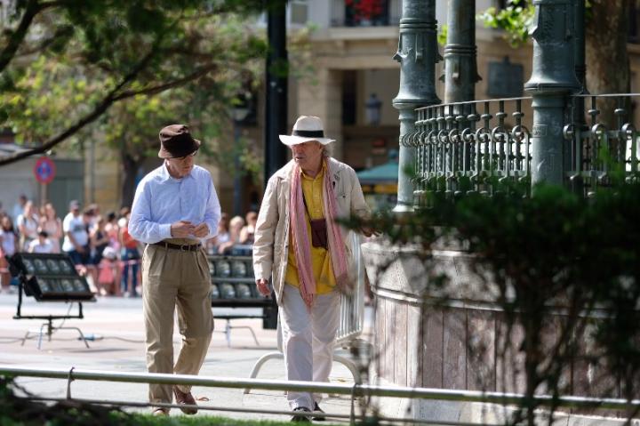 Woody Allen and Vittorio Storaro in Rifkin's Festival (2020)