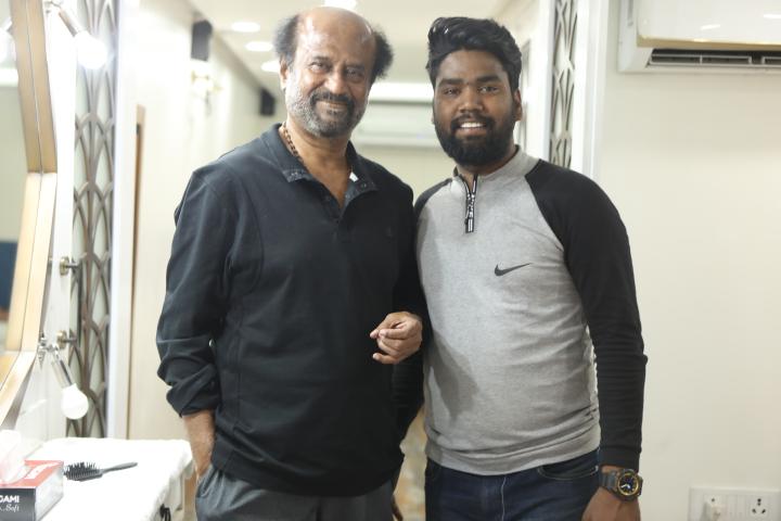 Rajinikanth and Dinesh Yadav in Darbar (2020)