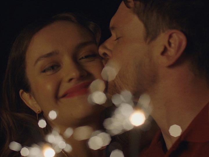 Jack O'Connell and Olivia Cooke in Little Fish (2020)