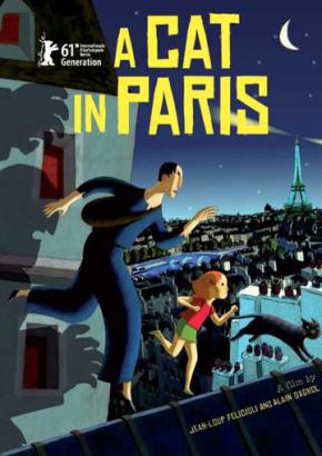 دانلود انیمیشن  A Cat in Paris 2010