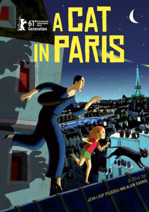 انیمیشن  A Cat in Paris 2010