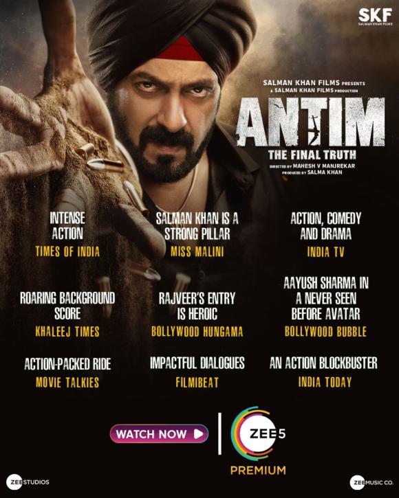 فیلم  Antim: The Final Truth 2021